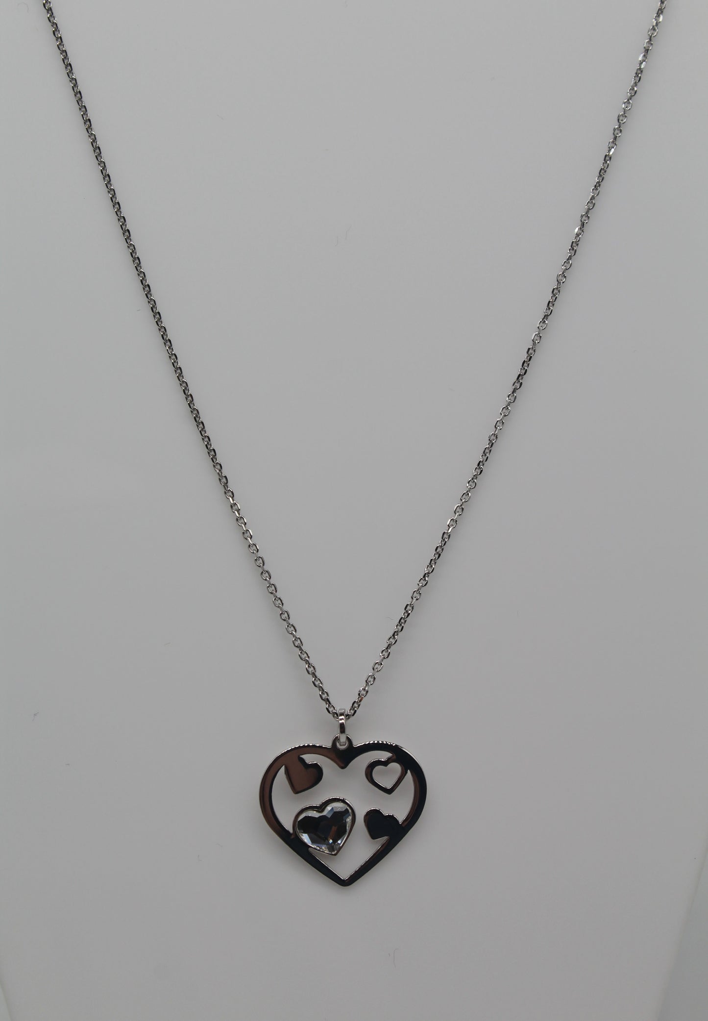 Halsband med hjärtan (ofärgad)