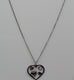 Necklace with hearts (uncolored)